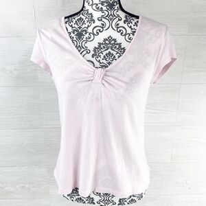 Kate Spade New York Knot Front Short Sleeve T-Shirt